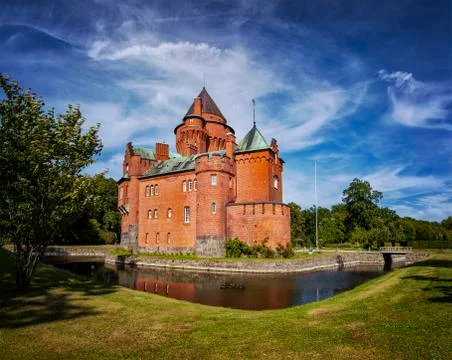 Hjularod castle 스톡 사진