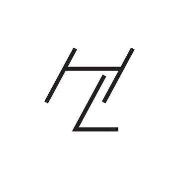 Hl initial letter vector logo icon Stock Illustration