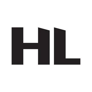 Hl initial letter vector logo icon Stock-Illustration