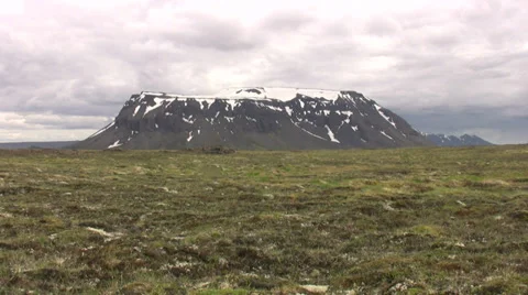 Hlodufell mountain Stock Footage 35934615