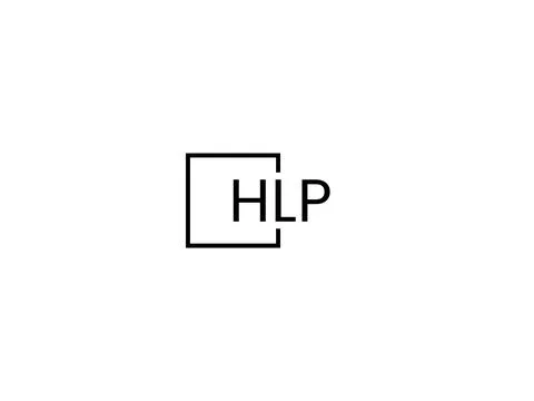 HLP letter initial logo design vector illustration Stock Illustration