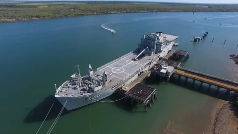 HMAS Tobruk 4 Stock Footage 89559985