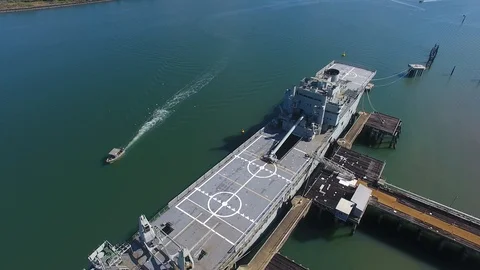 HMAS Tobruk 5 Stock Footage 89560330