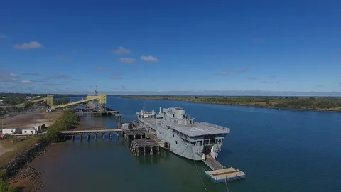 HMAS Tobruk 9 스톡 동영상 89578682