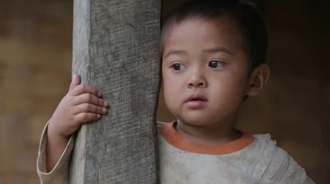 Hmong Child Stock Footage 40074369