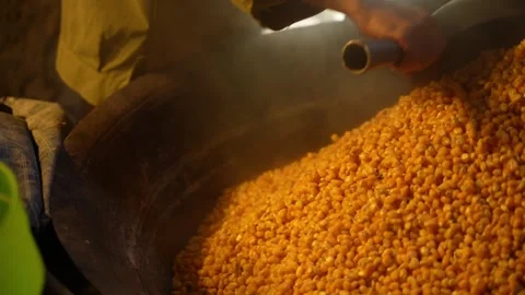 Hmong corn wine in Ban Pho Bac Ha Stock Footage 262065236