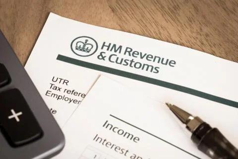 HMRC tax return Stock Photos