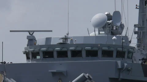 HMS ARGYLL british warship pilot house Video stock 40370624