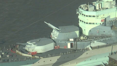 HMS Belfast London Stock Footage 172260699