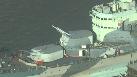 HMS Belfast London Stock Footage 172260705