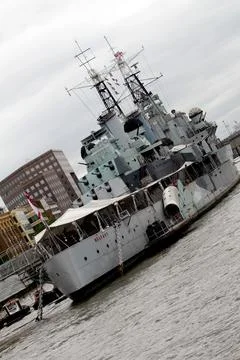 HMS Belfast Stock Photos