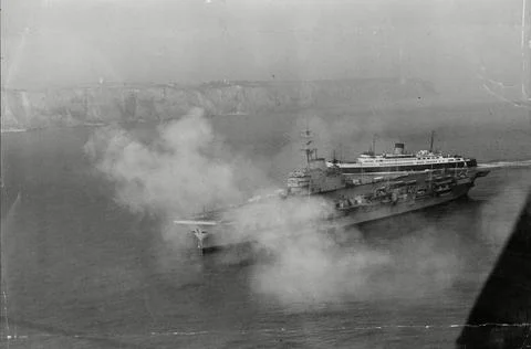 Hms Implacable Was An Implacable-class Aircraft Carrier Of The Royal Navy Seen F Fotos de archivo