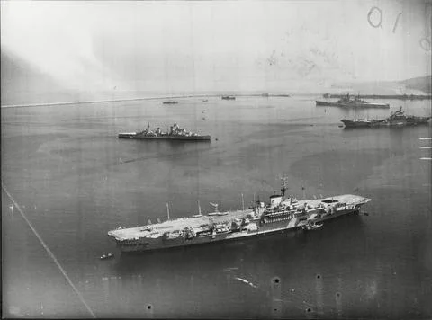 Hms Implacable Was An Implacable-class Aircraft Carrier Of The Royal Navy Hms Im Fotos de archivo