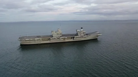 HMS Prince of Wales Stock Footage 116678477