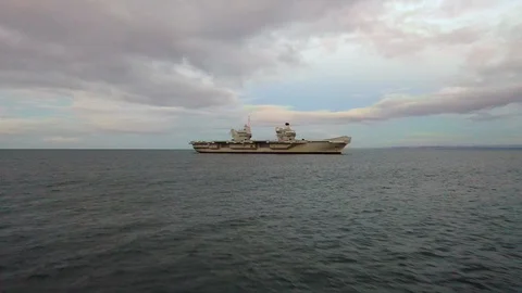 HMS Prince of Wales Stock Footage 116679490