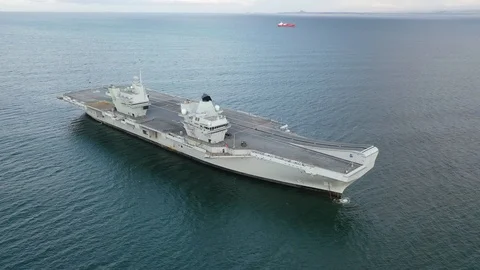 HMS Prince of Wales Stock Footage 116679552