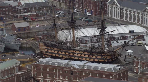 Hms Victory Stock Footage 65386120