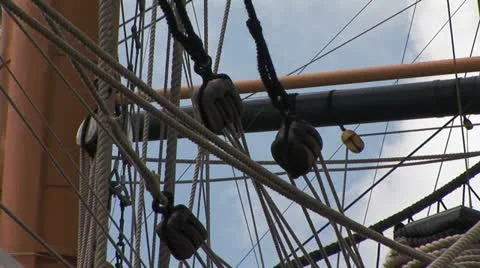 HMS Victory ship Video stock 21796842