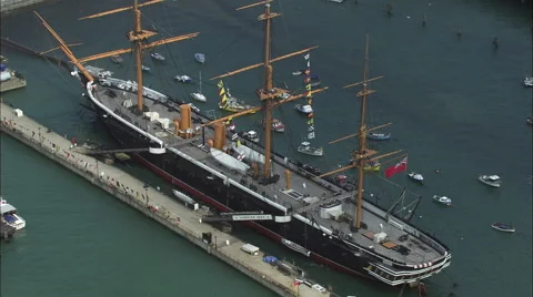 Hms Warrior Stock Footage 65386123