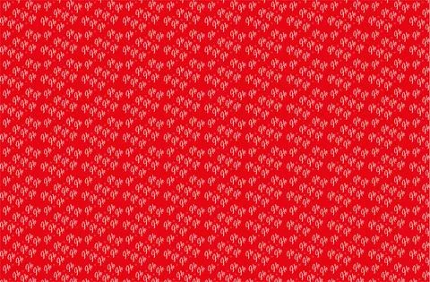 Ho Ho Ho repeating seamless vector pattern on a red background with snow flak Illustrazione stock