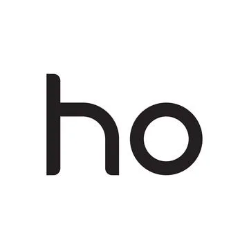Ho initial letter vector logo icon 스톡 일러스트