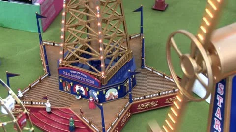 HO Scale Park 5 Stock Footage 10575558