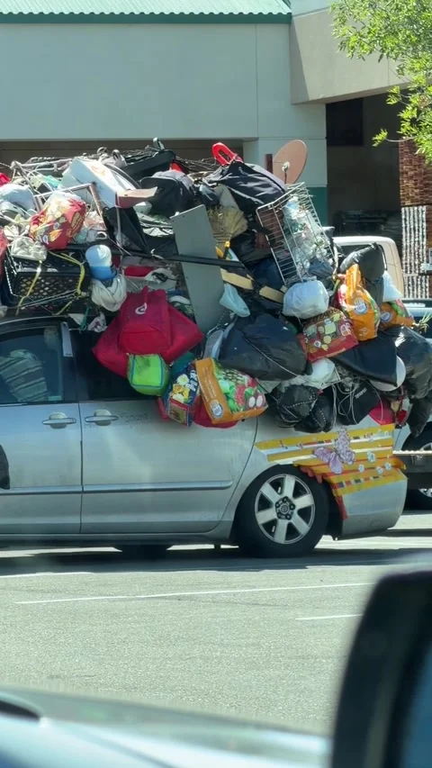 Hoarding Taken to a New Level, Milpitas, California, USA - 11 Jun 2026 Stock Footage 337593698