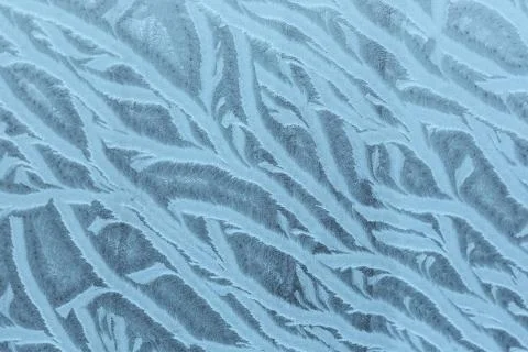Hoarfrost texture as background Stock Photos
