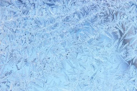 Hoarfrost texture Stock Photos