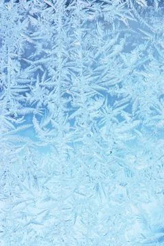 Hoarfrost texture Stock Photos