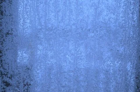 Hoarfrost texture Stock Photos