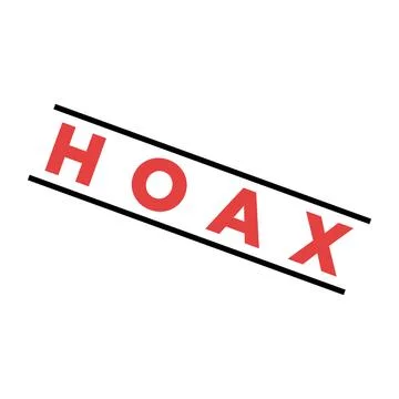 Hoax Letter Rubber Stamp Template Stock Illustration