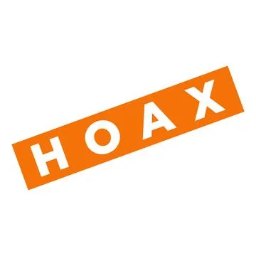 Hoax Letter Rubber Stamp Template Stock Illustration