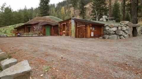 Hobbit House Stock Footage 40810803