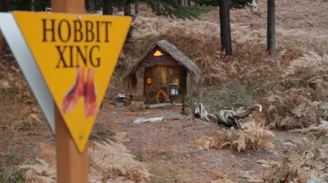 Hobbit X-ing Stock Footage 40810421