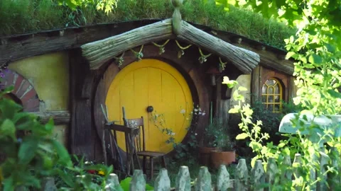 Hobbiton - The Lord of the Rings Stock Footage 159069102