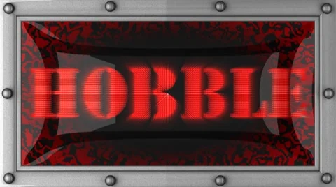 Hobble on led Vídeo Stock 8761993