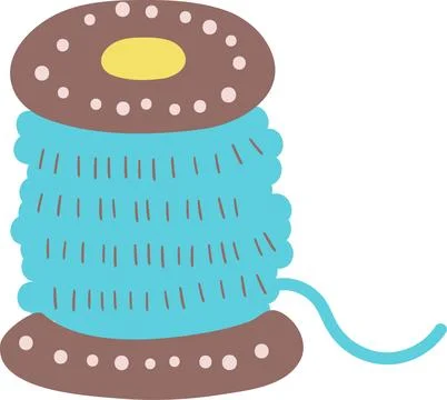 Hobby accessories knitting vector illustration on white background イラスト素材