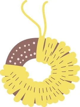 Hobby accessories knitting vector illustration on white background Stock Illustration