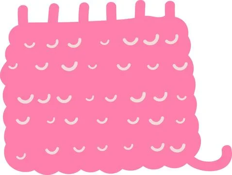 Hobby accessories knitting vector illustration on white background Illustrazione stock