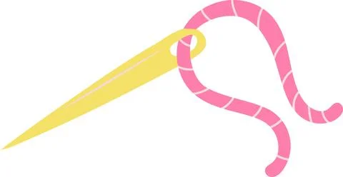 Hobby accessories knitting vector illustration on white background Illustrazione stock