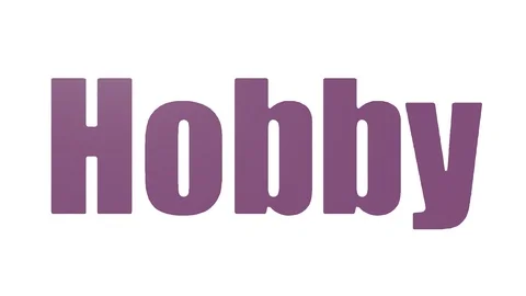 Hobby Animated Wordcloud Isolated On White Stock Footage 107230489