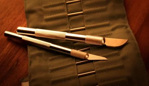 Hobby knifes Stock Photos