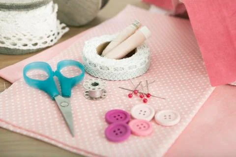 Hobby sew Stock Photos