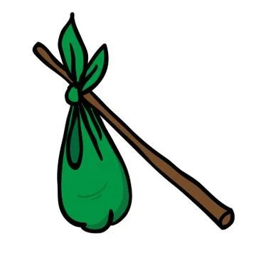 Hobo sack Stock Illustration