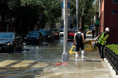 Hoboken Flood Stock Photos