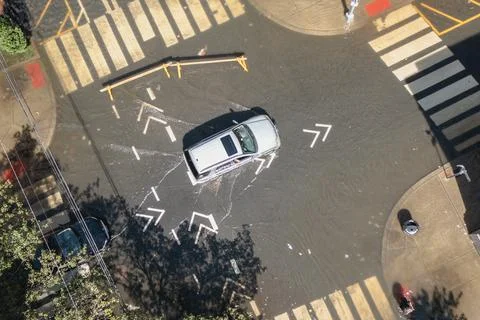 Hoboken Flooding Stock Photos