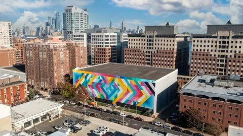 Hoboken Mural Stock Photos