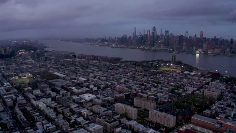 Hoboken Twilight Stock Footage 229435099