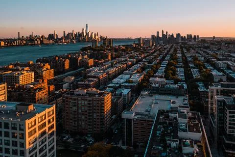 Hoboken Twillight Stock Photos